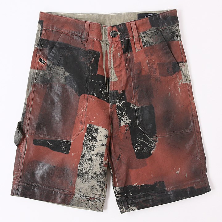 ジョグジーンズ デタッチャブルパンツ メンズ D-MULTY-SP2-NE グラフィックペイント加工 2way die-m-p-e8-907 ジョグジーンズ デタッチャブルパンツ メンズ D-MULTY-SP2-NE グラフィックペイント加工 2way die-m-p-e8-907