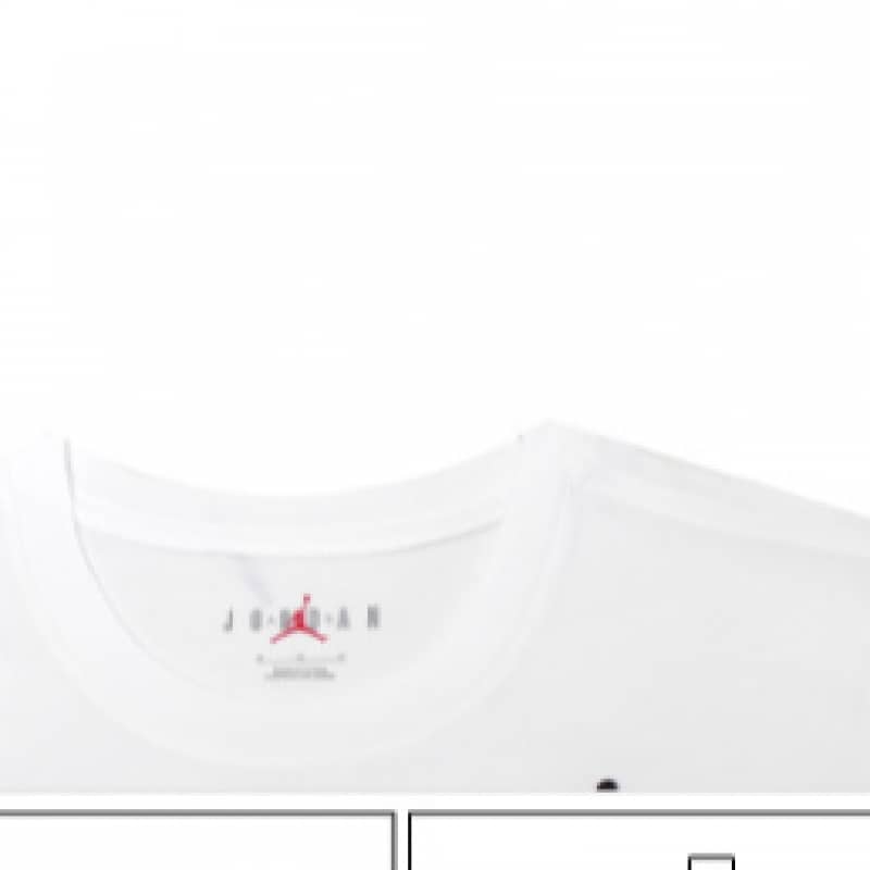 [ナイキジュニア] ナイキジョーダンジャンプマンエンブロイダリーコットンショートスリーブTシャツホワイトDC7486-100