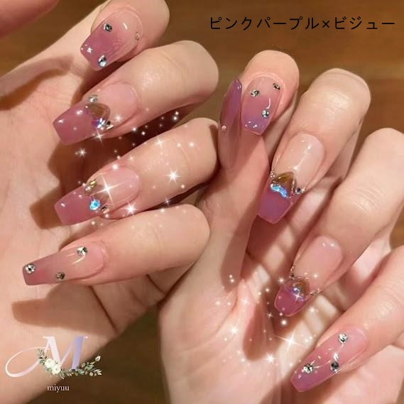 ちゅるんシアーピンク　お名前ネイル　ライブ　推し　ネイルチップ ちゅるんシアーピンクお名前ネイルライブ推しネイルチップ