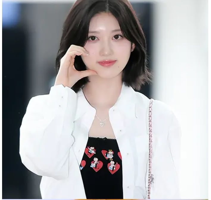 youth heart necklace[アイブ 秋 着用]