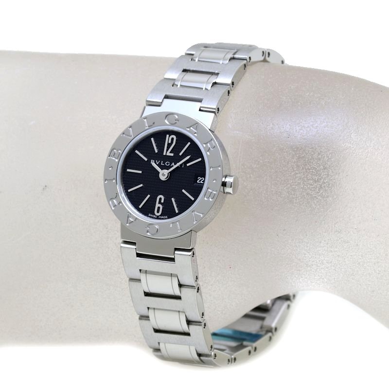 ブルガリブルガリ BB23BSSD/N BB23SS【磨き済】ステンレススチール レディース /39638【中古】【腕時計】