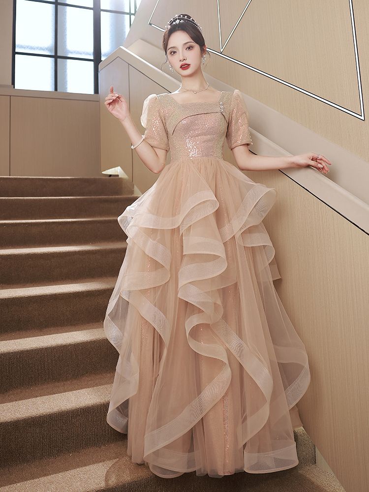 イブニング ドレス スカート女性 2024 宴会気質高精細スクエア カラー アート テスト スカート 母の日 イブニング ドレス スカート女性 2024 宴会気質高精細スクエア カラー アート テスト スカート 母の日