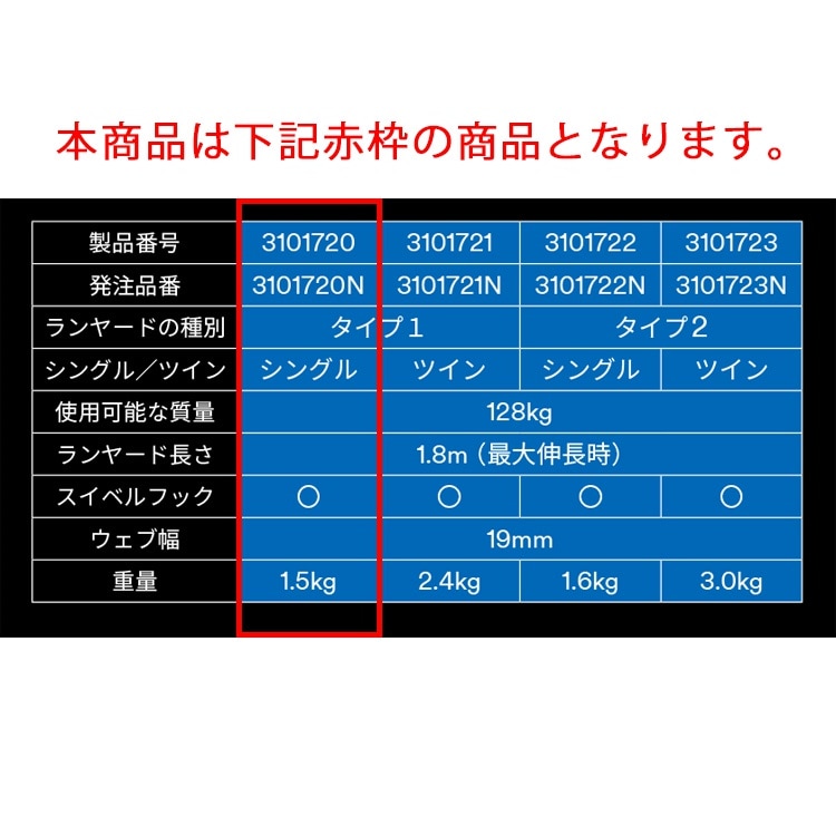 3M ランヤード type1 シングル DBI-サラ Nano-lok ナノロック 巻取り式 3101720 1種 新規格 スリーエム 安全帯 3M ランヤード type1 シングル DBI-サラ Nano-lok ナノロック 巻取り式 3101720 1種 新規格 スリーエム 安全帯