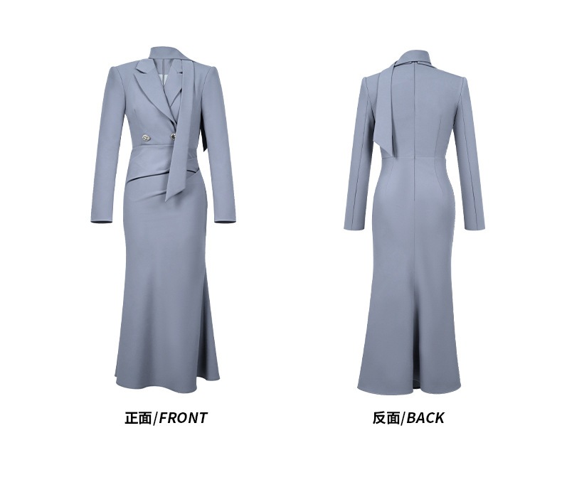 【JY.上品】 2024秋冬新品 大人 スーツワンピース 女王様 マーメイド タイト ドレス パーティー キャバ 大人 同窓会 披露宴 卒業式 結婚式 演奏会 ウェディング 二次会 メガ割