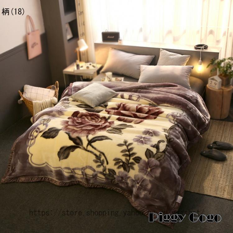 毛布 シングル ダブル ブランケット 厚手 保温 防寒 ふわふわ 暖かい マイクロファイバー 柔らかく肌触り 洗える 2枚合わせ あったか 冬 静電気防止 二層構造