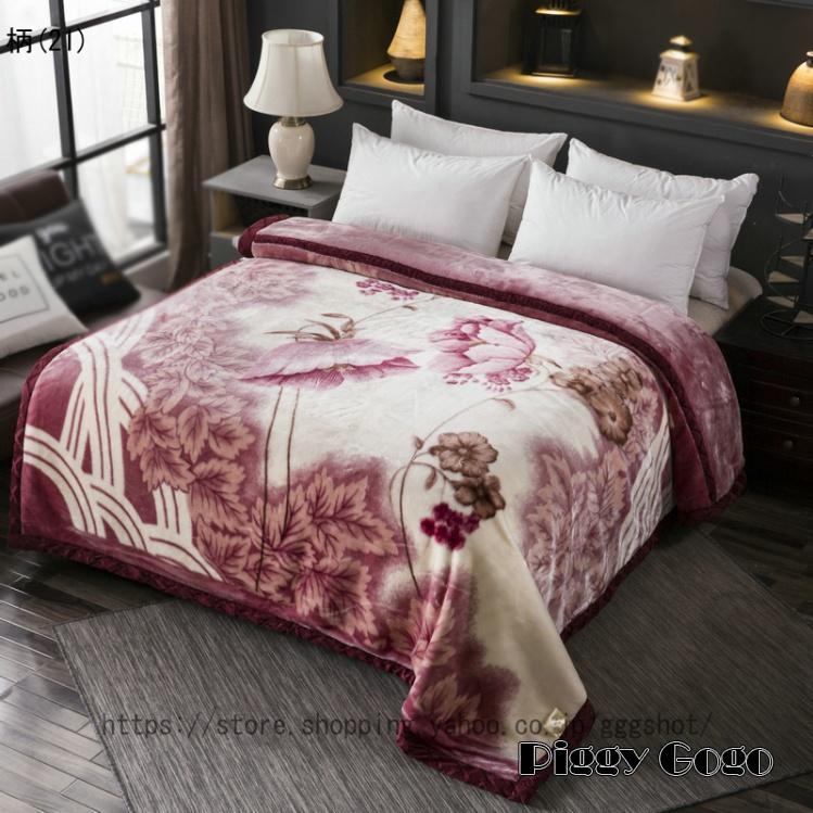 毛布 シングル ダブル ブランケット 厚手 保温 防寒 ふわふわ 暖かい マイクロファイバー 柔らかく肌触り 洗える 2枚合わせ あったか 冬 静電気防止 二層構造