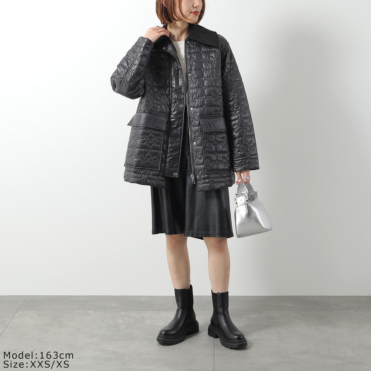 GANNI ガニー キルティングジャケット Shiny Quilt Midi Jacket W0343 W0397 レディース ブルゾン 中綿 軽量 ミディ丈 カラー2色 GANNI ガニー キルティングジャケット Shiny Quilt Midi Jacket W0343 W0397 レディース ブルゾン 中綿 軽量 ミディ丈 カラー2色