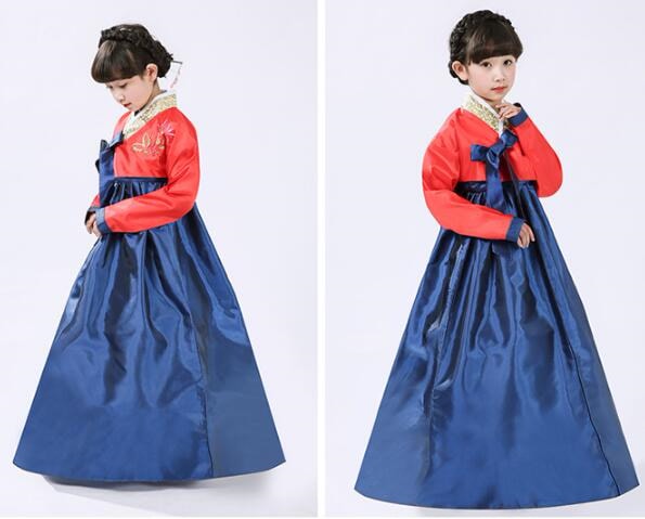 民族衣装 コスプレ かわいい 女の子 韓服 辰年 新年 ご挨拶 冬 厚手 唐 スーツ チャイナ風 少女 馬顔 スカート 正月 中国風 キッズ