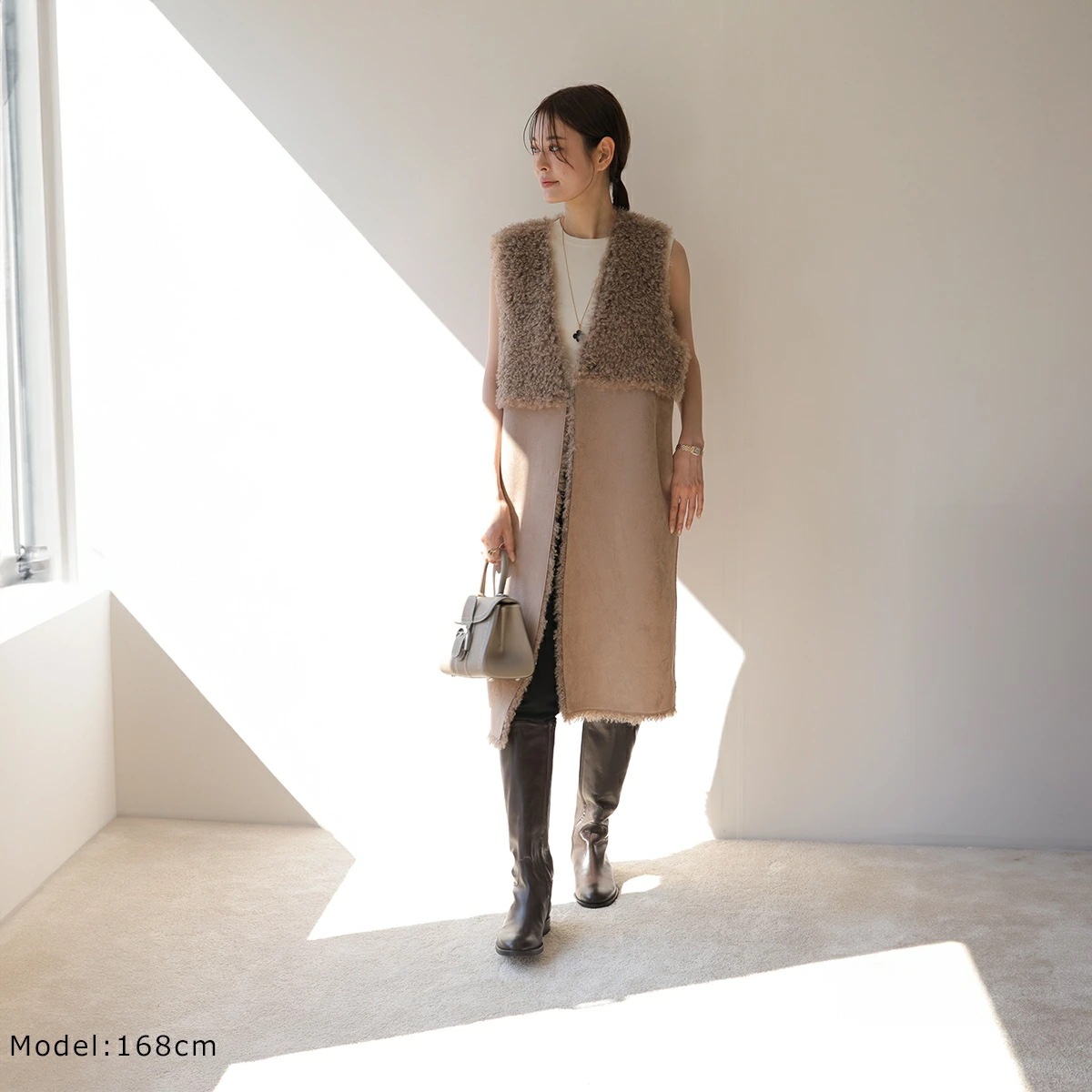 ファーベスト　ジレ　 モニーレ 楽天市場】MONiLE モニーレ ファーベスト 040202 レディース