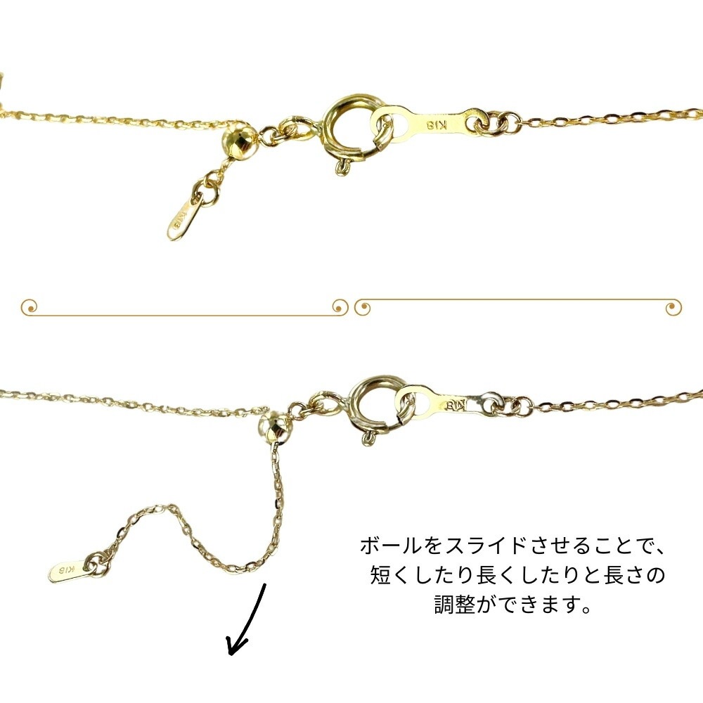 K18 18金 ネックレス レディース ゴールド ミルグレイン 鍵 マラカイト チェーンネックレス シンプル ペンダント ギフト プレゼント 女性 妻 母 誕生日 結婚記念日 高級感 上品 華奢 ラン