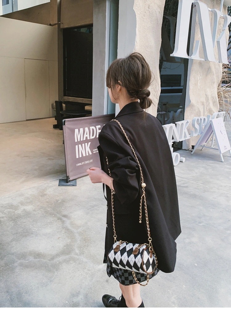 【3日出荷】2025人気新作秋服レディース上下二点セットアップ長袖スーツトップス韓国ファッションミニチェック福袋 【3日出荷】2025人気新作秋服レディース上下二点セットアップ長袖スーツトップス韓国ファッションミニチェック福袋