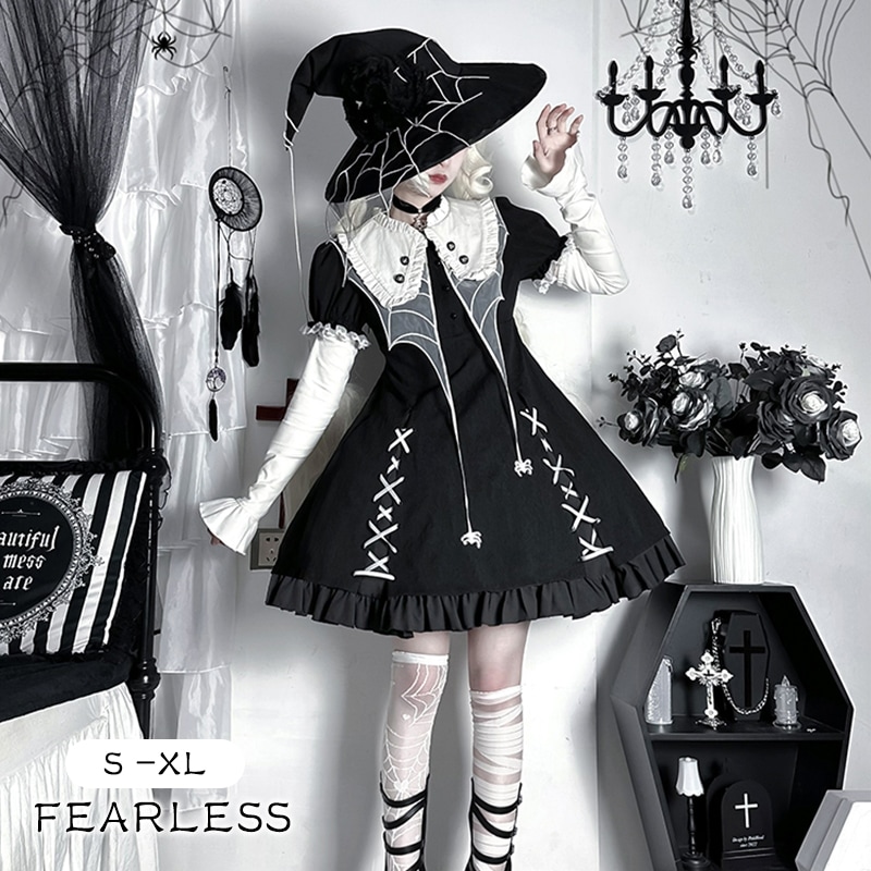 コスプレ 衣装 ハロウィン ゴシック ゴスロリ パンク ロリータ