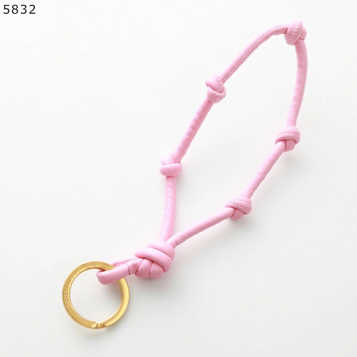 Bottega Veneta ピンクレザー キーホルダー BOTTEGA VENETA ボッテガヴェネタ - レディース キーホルダー