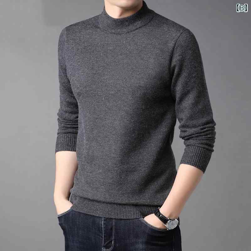 セーター メンズ ニット トップス 冬 暖かい ファッション 冬 ハーフ タートルネック ウール 厚手 暖かい 快適 ベース セーター メンズ ニット トップス 冬 暖かい ファッション 冬 ハーフ タートルネック ウール 厚手 暖かい 快適 ベース