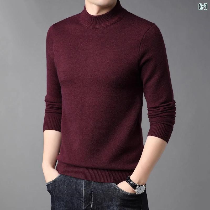 セーター メンズ ニット トップス 冬 暖かい ファッション 冬 ハーフ タートルネック ウール 厚手 暖かい 快適 ベース セーター メンズ ニット トップス 冬 暖かい ファッション 冬 ハーフ タートルネック ウール 厚手 暖かい 快適 ベース