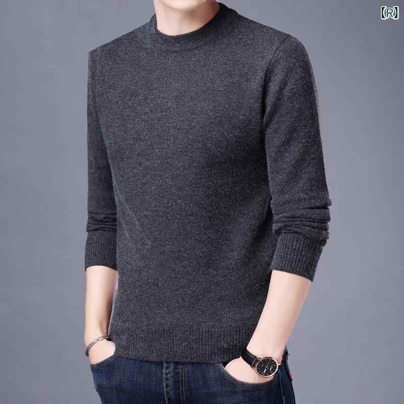 セーター メンズ ニット トップス 冬 暖かい ファッション 冬 ハーフ タートルネック ウール 厚手 暖かい 快適 ベース セーター メンズ ニット トップス 冬 暖かい ファッション 冬 ハーフ タートルネック ウール 厚手 暖かい 快適 ベース