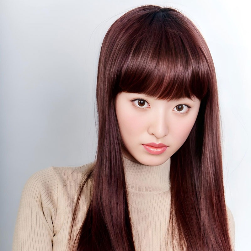 【芸能人・モデル愛用】自然な仕上がり！ナチュラルストレートヘア フルウィッグ_17