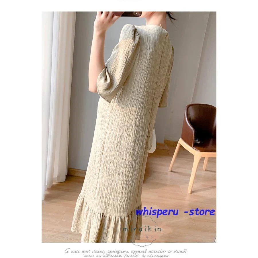 【急速出荷!】可能 マタニティ ワンピース 五分袖 ロング レディース 夏 クルーネック 夏ワンピース 産前産後 ゆると 30代40代 妊娠妊婦 黒ワンピース 着痩せ フォーマル アジアン