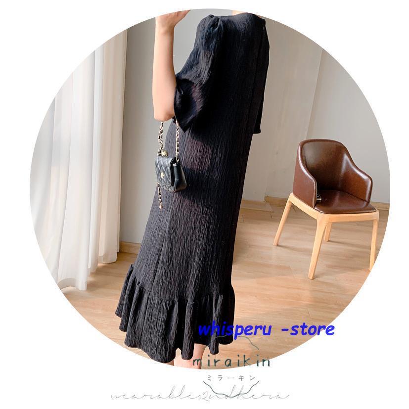 【急速出荷!】可能 マタニティ ワンピース 五分袖 ロング レディース 夏 クルーネック 夏ワンピース 産前産後 ゆると 30代40代 妊娠妊婦 黒ワンピース 着痩せ フォーマル アジアン