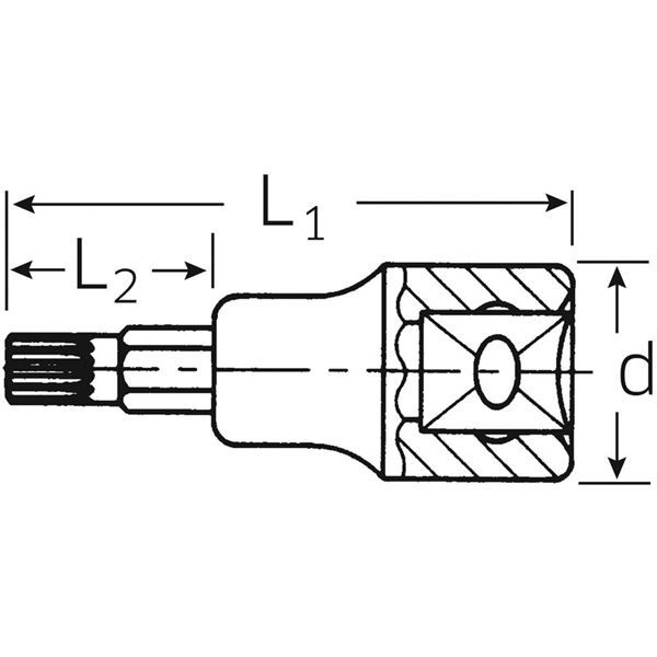 STAHLWILLE(スタビレー) 54X-M12 (1/2SQ)トライスクエアソケット (03060012) STAHLWILLE(スタビレー) 54X-M12 (1/2SQ)トライスクエアソケット (03060012)
