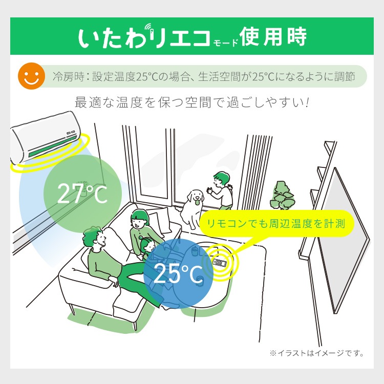 【公式】【施工あり】エアコン 8畳用 節電 電気代 省エネ いたわりエコモード 内部清浄 タイマー スタンダード Rシリーズ IRA-2806R *