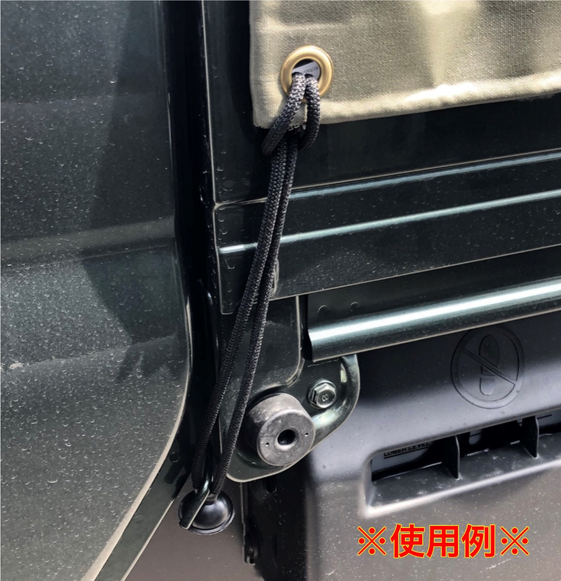 バンジーコード 10本付 軽トラックシート スロープ型 シート単品 グリーン (前)2.0ｍｘ(後部)1.9ｍｘ(長さ)2.15ｍ 台形シート