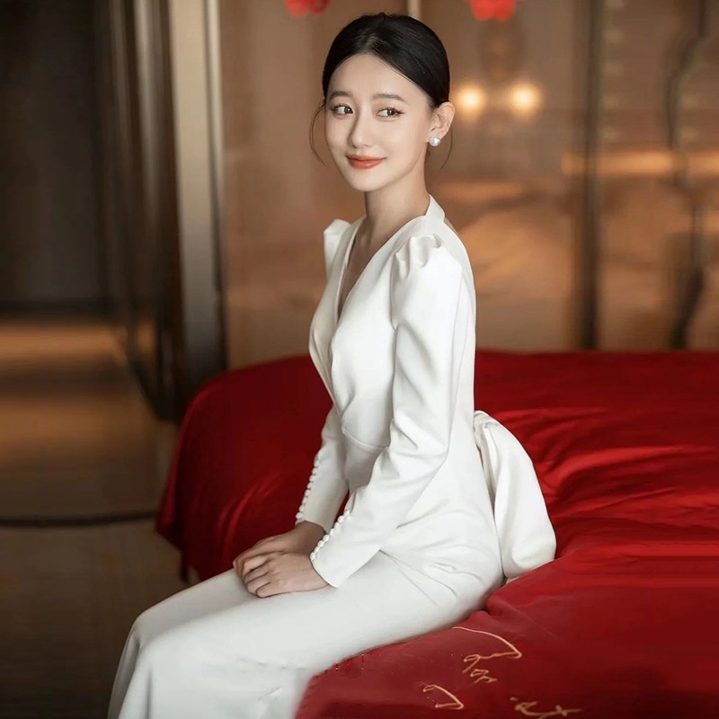 ビーチウェディングドレス 花嫁 二次会 パーティードレス フォトウエディング ビーチフォト フィッシュテール お呼ばれフォーマル ブライダル 前撮り用 後撮り-777 ビーチウェディングドレス 花嫁 二次会 パーティードレス フォトウエディング ビーチフォト フィッシュテール お呼ばれフォーマル ブライダル 前撮り用 後撮り-777