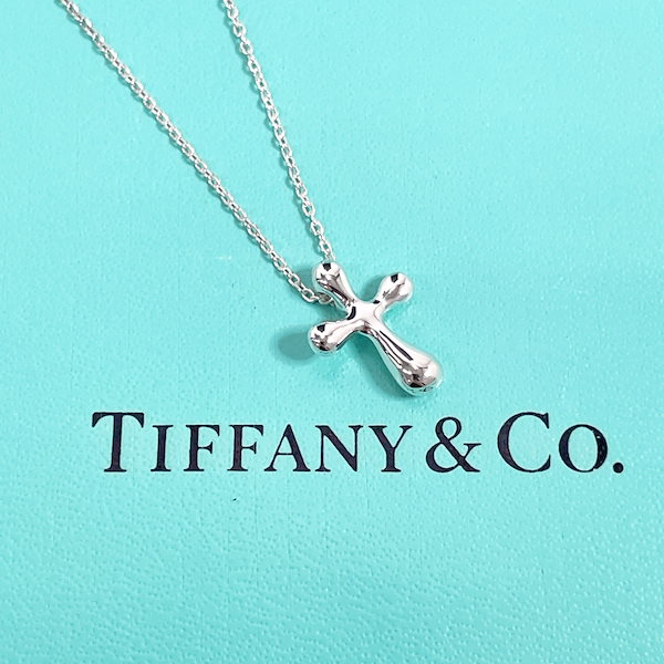 Qoo10] Tiffany エルサペレッティ クロス ミニ ネックレ