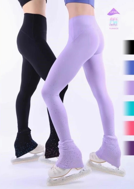 数量限定品フィギュア スケート パンツ トレーニング 練習着 子供 女子 大人 レディース フィギュアスケート 練習衣装 アイスパンツ 練習ロングパンツ 女性 タイツ レギンス 高弾性 優しい スケー