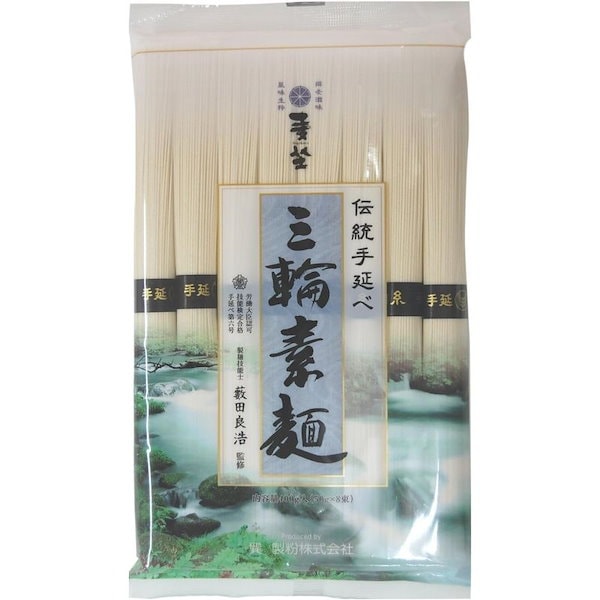三輪素麺　Qoo10]　麦坐　伝統手延べ三輪素麺　40