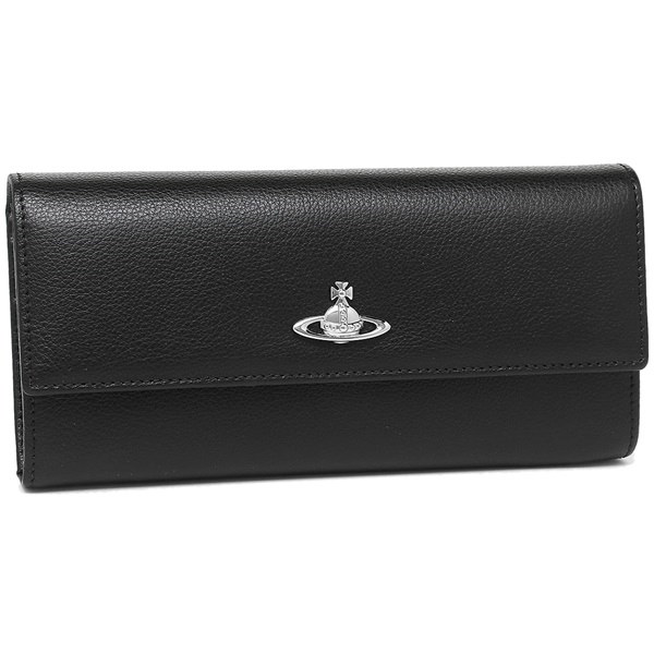 ヴィヴィアンウエストウッド 財布 VIVIENNE WESTWOOD 321555 10188 SHEFFIELD LONG WALLET レディース 長財布 無地 BLACK 黒 ヴィヴィアンウエストウッド 財布 VIVIENNE WESTWOOD 321555 10188 SHEFFIELD LONG WALLET レディース 長財布 無地 BLACK 黒