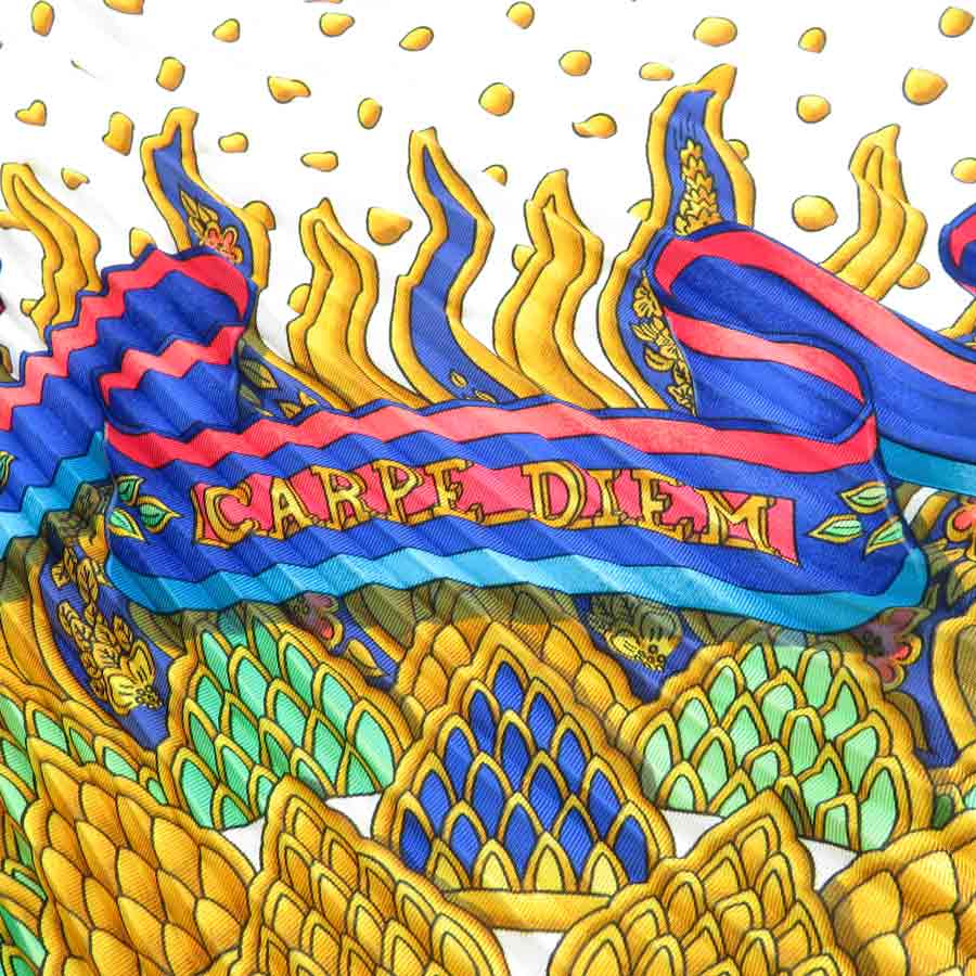 エルメス HERMES スカーフ プリーツスカーフ CARPE DIEM シルク マルチカラー レディース e60701a エルメス HERMES スカーフ プリーツスカーフ CARPE DIEM シルク マルチカラー レディース e60701a