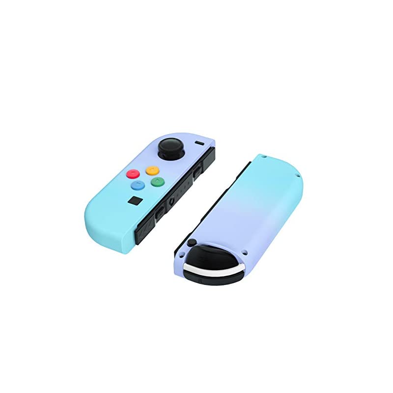 SwitchジョイコンとOLED用ハンドヘルドコントローラーハウジングケース【バイオレットブルー