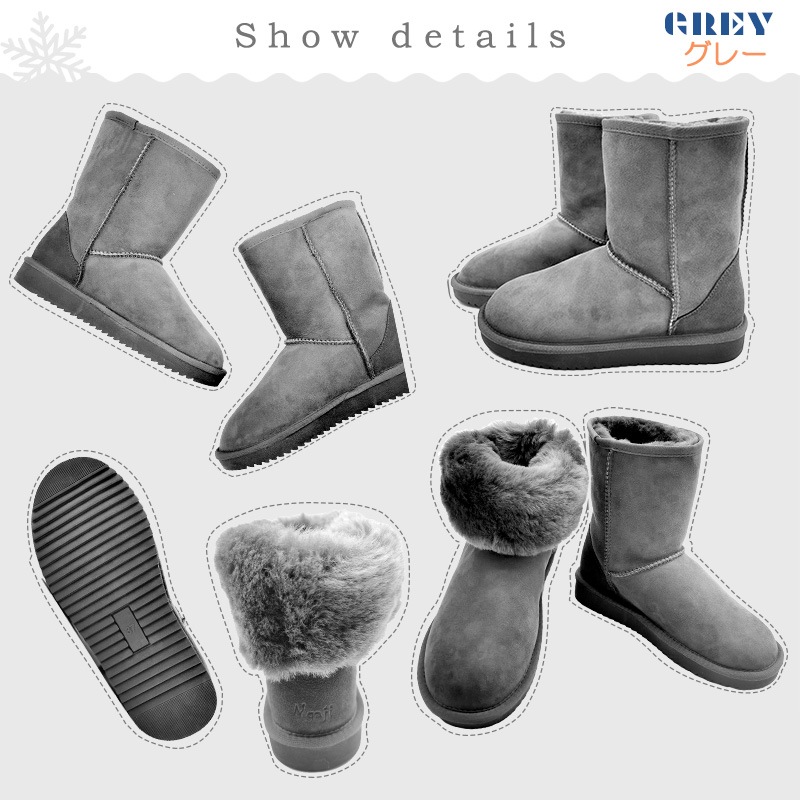 ムートンブーツ シープスキン ロングブーツ 本革 スノーブーツ レディースブーツ ムートン 保温 冬 ムートンブーツ シープスキン ロングブーツ 本革 スノーブーツ レディースブーツ ムートン 保温 冬