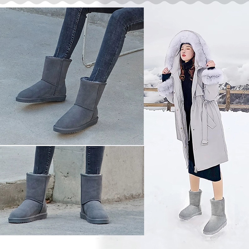 ムートンブーツ シープスキン ロングブーツ 本革 スノーブーツ レディースブーツ ムートン 保温 冬 ムートンブーツ シープスキン ロングブーツ 本革 スノーブーツ レディースブーツ ムートン 保温 冬