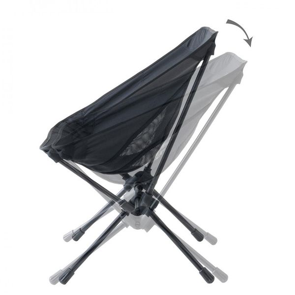 小川キャンパル(OGAWA CAMPAL) OGW-1912-90 ツーアングルチェア S(ブラック) OGW191290