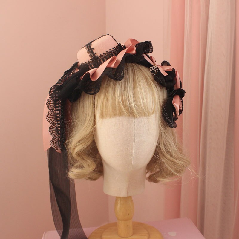 甜心屋小物マット黑甜ロリータ可爱蝴蝶結び少女ρ饰ρ带 母の日-0004959