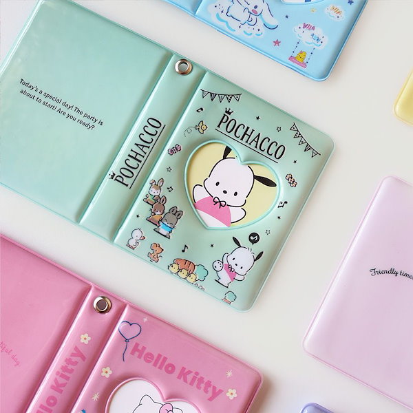 韓国作家　コレクトブック　トレカホルダー　ステッカー　トレカケース　サンリオ 公式 サンリオ コレクトブック 韓国 トレカ チェキ ケース