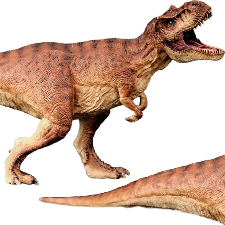 ティラノサウルス Tレックス T-Rex 動物 フィギュア プラモデル おもちゃ 模型 リアル PVC 恐竜好き 誕生日 プレゼント オリジナル 塗装済 完成品 37.5cm