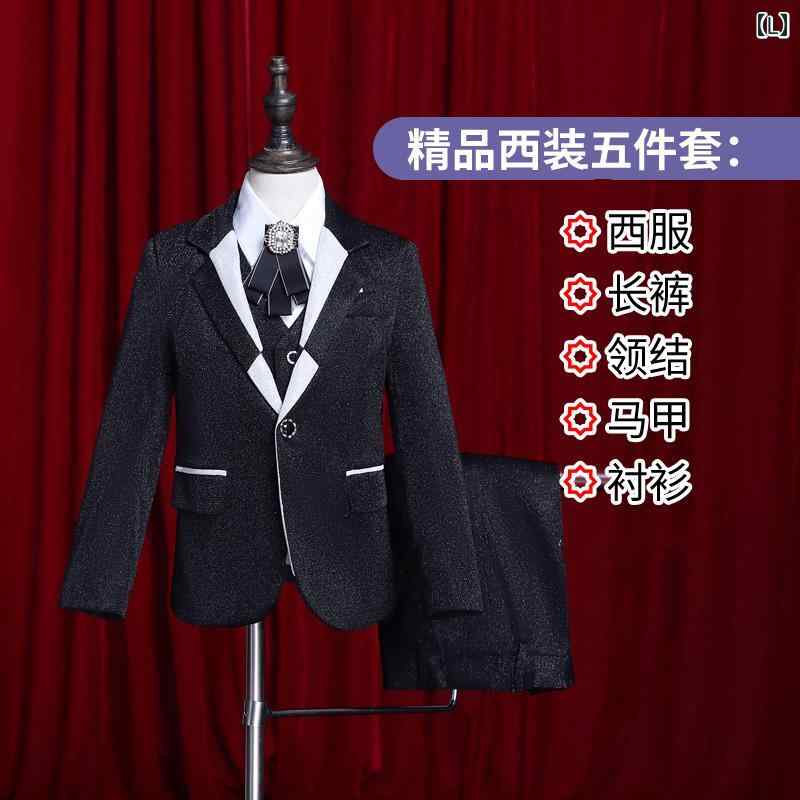 キッズ フォーマル スーツ ジュニア ファッション 男の子 子供 スーツ フラワーボーイ ドレス パフォーマンス コスチューム セットアップ ステージ 衣装