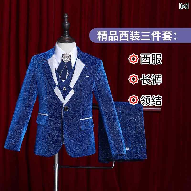 キッズ フォーマル スーツ ジュニア ファッション 男の子 子供 スーツ フラワーボーイ ドレス パフォーマンス コスチューム セットアップ ステージ 衣装