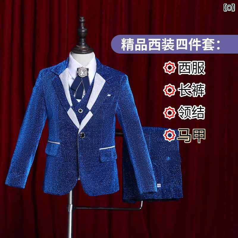 キッズ フォーマル スーツ ジュニア ファッション 男の子 子供 スーツ フラワーボーイ ドレス パフォーマンス コスチューム セットアップ ステージ 衣装