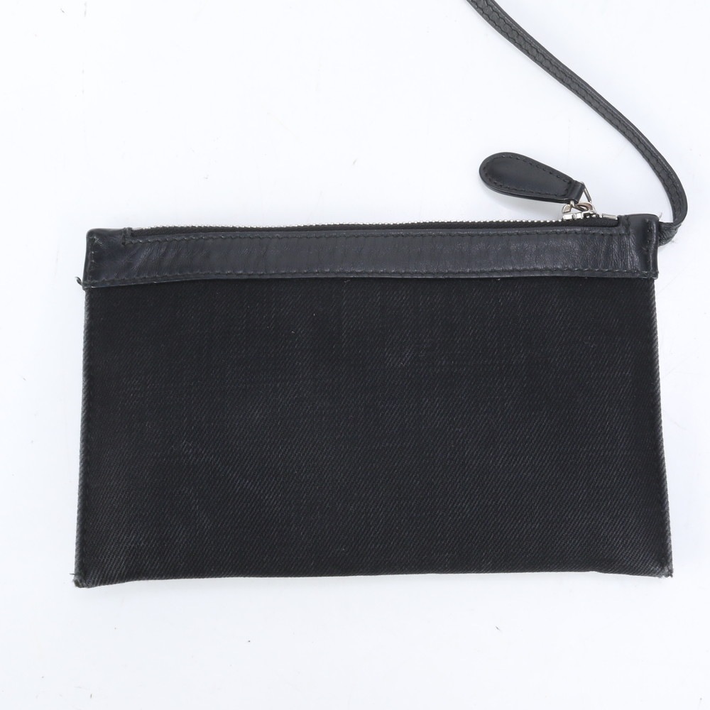 極美品 ネイビー カバス 339933 レザー×キャンバス トート バッグ 肩掛け ショルダー ハンド レディース RRE CQ28-8 中古