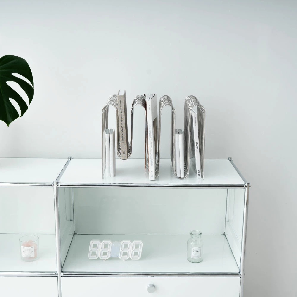 マガジンラック シルバー マガジンホルダー ニュースペーパースタンド スタンド ウェーブ ビンテージ 本 絵本 雑誌 おしゃれ 収納 インテリア 本 ラック ブックスタンド オブジェ 韓国 マガジンラック シルバー マガジンホルダー ニュースペーパースタンド スタンド ウェーブ ビンテージ 本 絵本 雑誌 おしゃれ 収納 インテリア 本 ラック ブックスタンド オブジェ 韓国