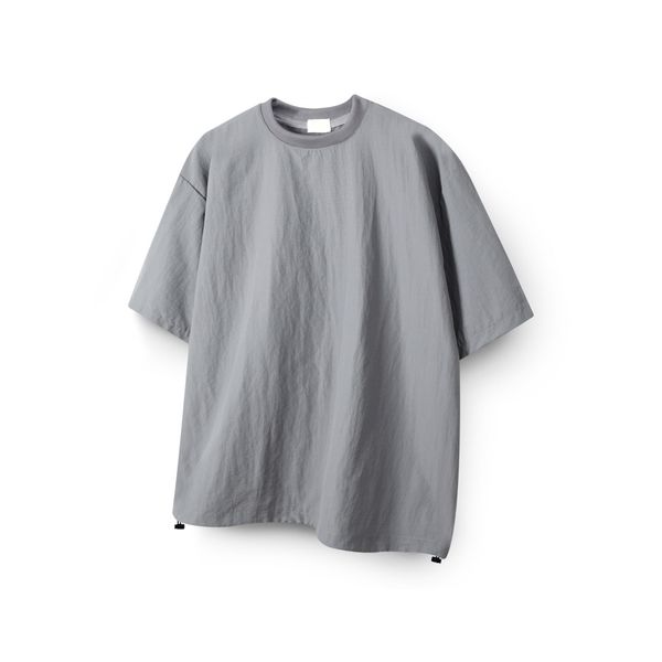 [ハリソン] オーバーフィットラウンドアノラック半袖TシャツMDLC1492