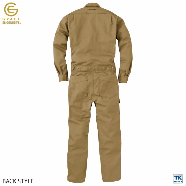 長袖 つなぎ おしゃれ GRACE ENGINEER s トレンド 売れ筋カラー SK STYLE 春夏 秋冬 SKプロダクト /sk-ge627-b