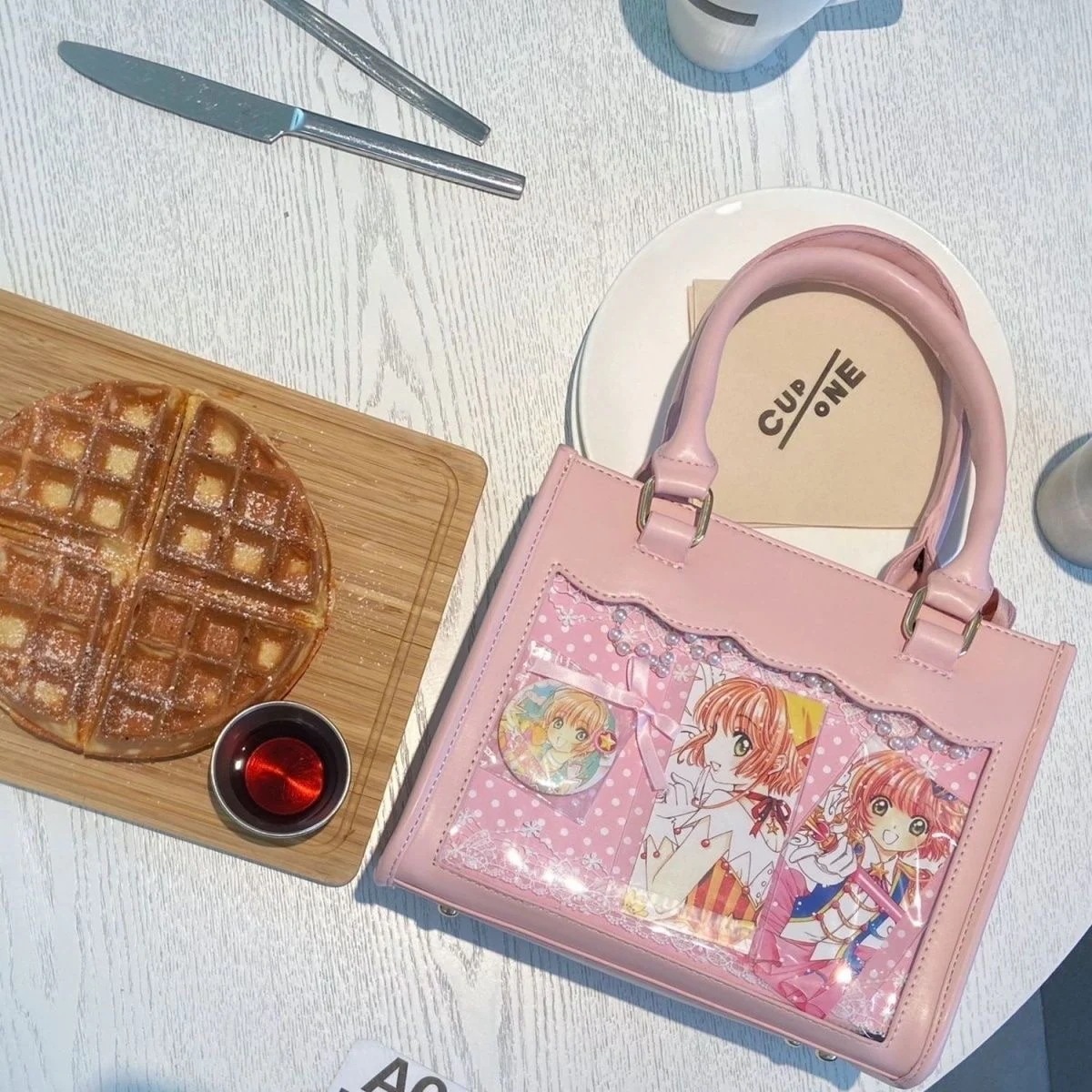 痛バ 通学リュック 大容量 【1つ買うと1つ無料】人気商品菱格 斜めがけバッグ 旅行 トートバッグ 菱格レース痛日系かわいい手提げ斜めバッグ二次元小食量痛バッグ女 痛バッグショルダーバッグ エコバッグ