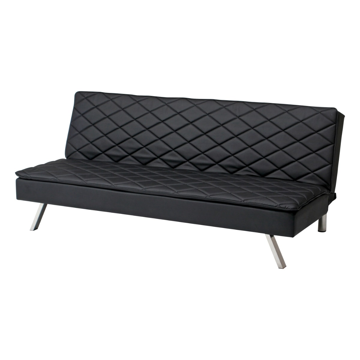 ソファベッド 幅180cm 3人掛け メモリーフォームソファーベッド ダイヤ 3段階 リクライニング ソファ レザー調 PU 合成皮革 低反発 ウレタン 高級感 スタイリッシュ リビング