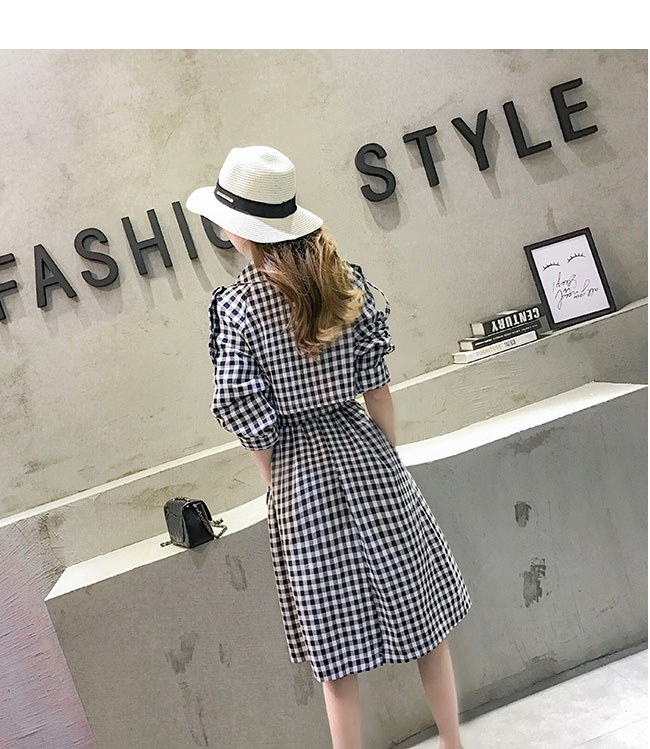 レディース服 女性 ファッション コート アウター トレンチコート ロング丈 秋服 ダブルボタン ゆったり エレガント 優雅 チェック柄 格子 ブラック ベージュ 通勤 ベルト レディース服 女性 ファッション コート アウター トレンチコート ロング丈 秋服 ダブルボタン ゆったり エレガント 優雅 チェック柄 格子 ブラック ベージュ 通勤 ベルト