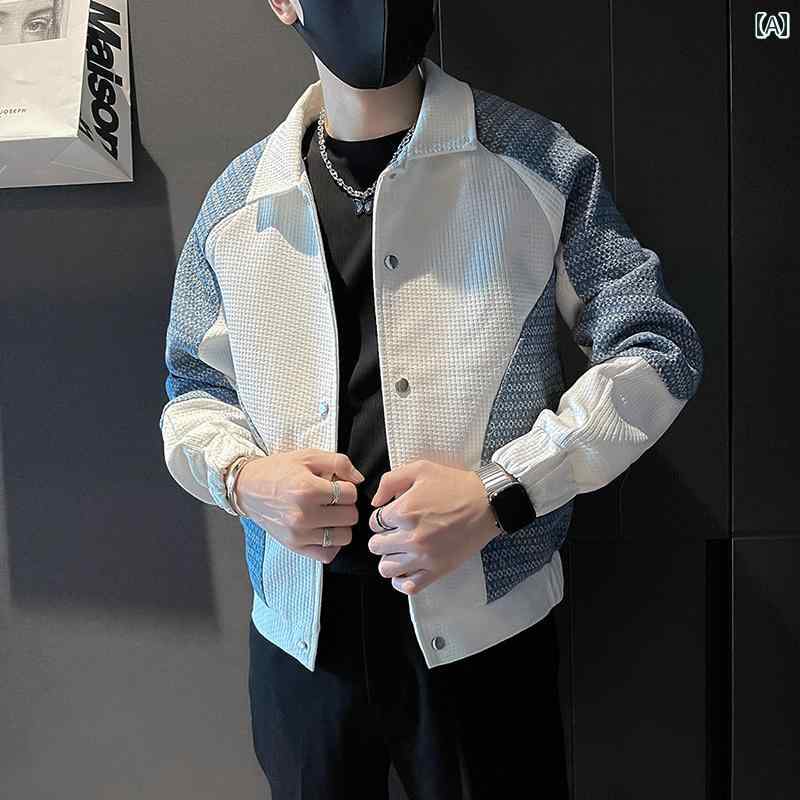 アウター メンズ カジュアル おしゃれ ステッチ コート 春秋 コート カジュアル ジャケット アウター メンズ カジュアル おしゃれ ステッチ コート 春秋 コート カジュアル ジャケット